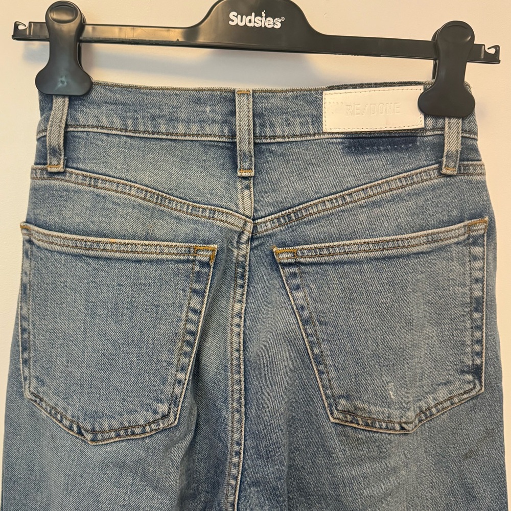Re/Done Blue Distressed Women's Jeans - Picture 14 of 16